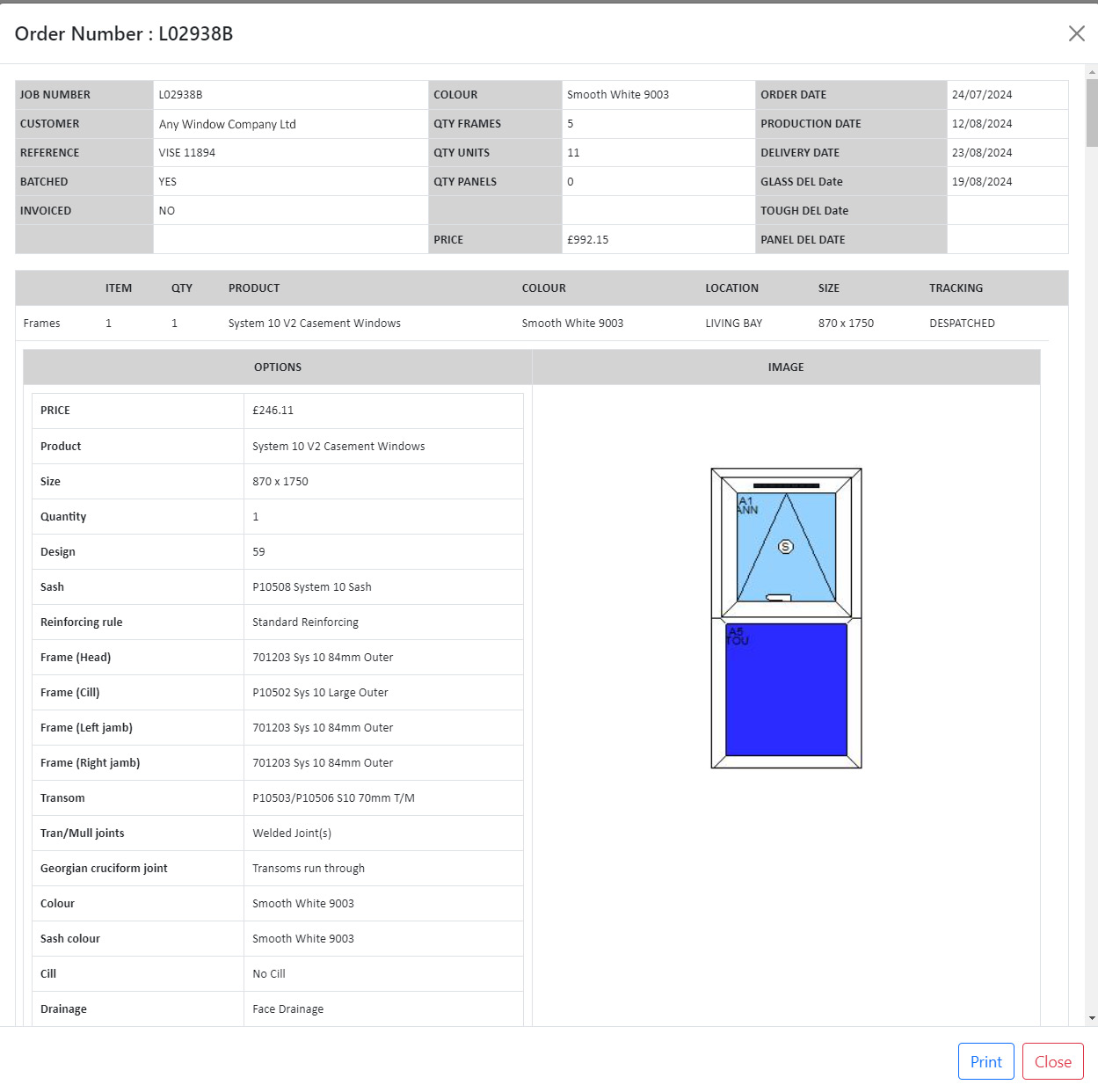 Order Details