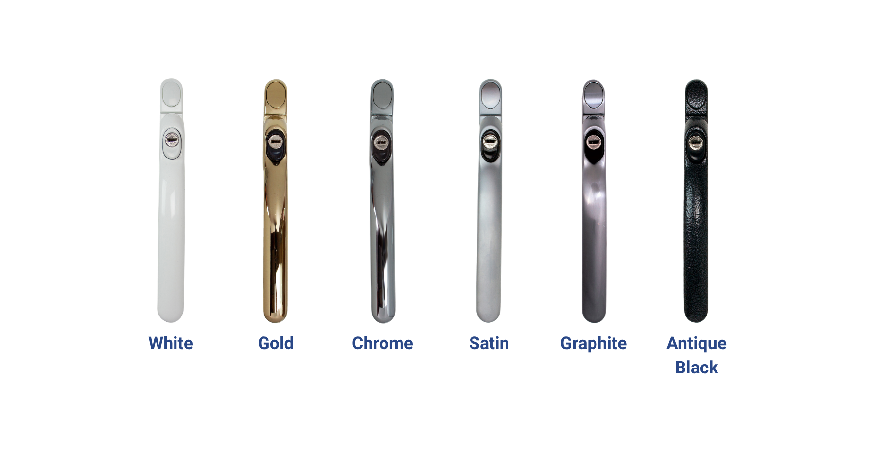 Omnia Window Handle Colour Options